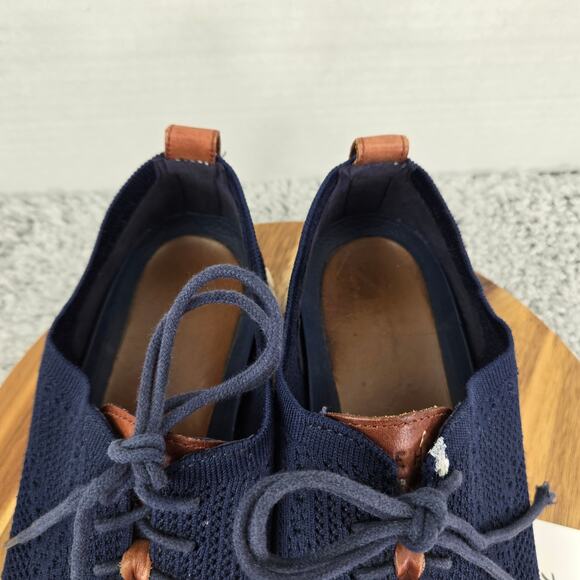Cole Haan Mens 12M ZeroGrand Navy Stitchlite Casual Wingtip Oxford Daily Sneaker main image 11